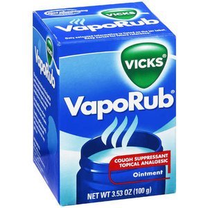Vicks VapoRub menthol scent glow conveying comforting aroma for daily routine