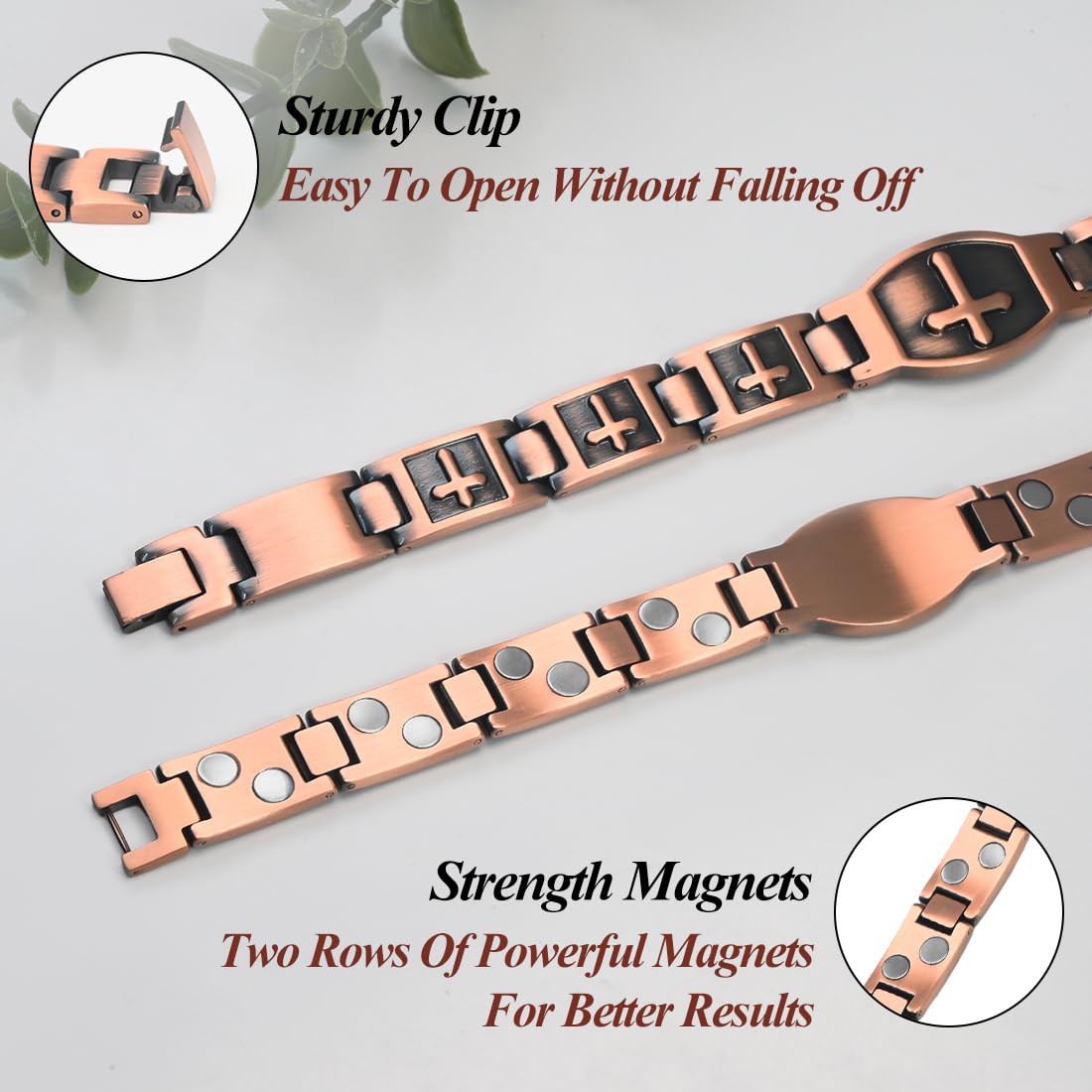 Vicmag adjustment tool with bracelet, easy at-home resizing for a precise fit.