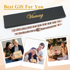 Vicmag copper magnetic bracelet for women with durable coating close-up.