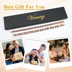 Vicmag non-lead nickel-free material image emphasizes safe copper jewelry.