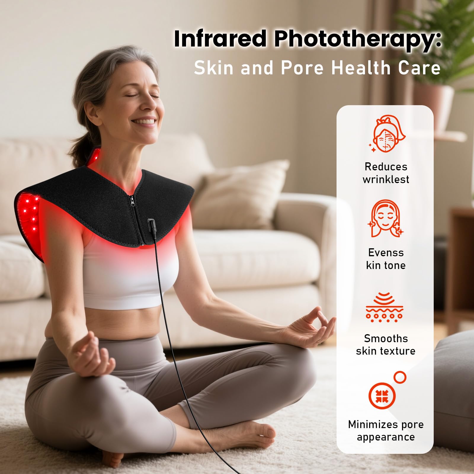 Viconor five-mode control panel with adjustable intensity and pulse options.