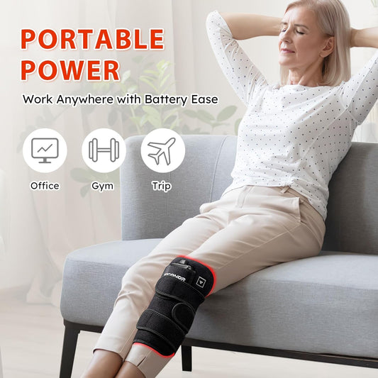 Viconor elbow wrap demonstrates dual-wavelength therapy for targeted elbow comfort