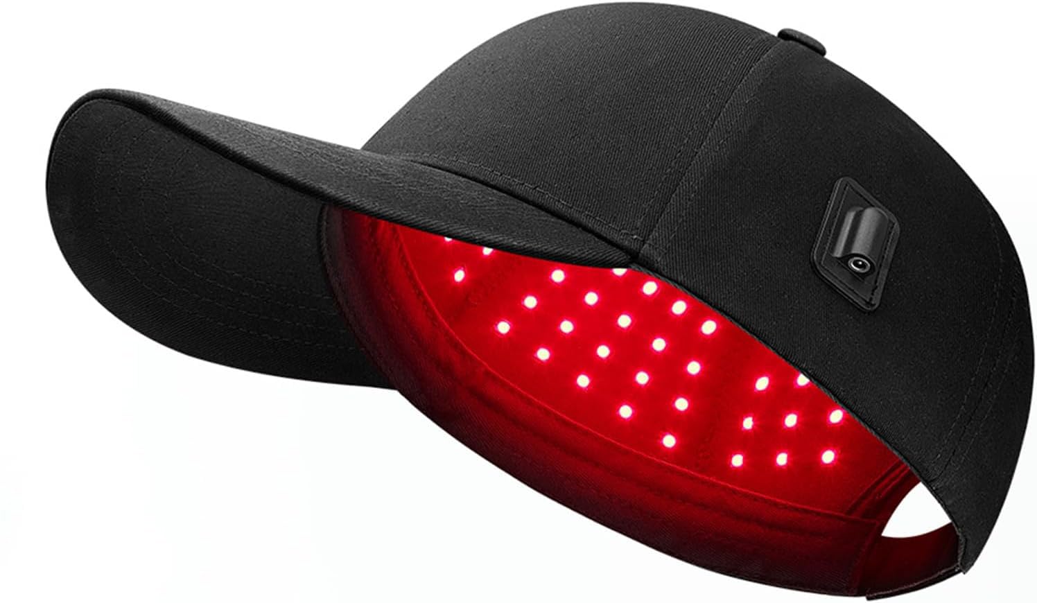 Viconor Laser Cap Black daily-use view demonstrates hands-free therapy.