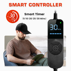 Viconor Laser Cap Black top view highlights compact profile for travel.