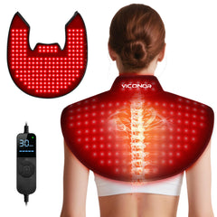 Viconor neck and shoulder red light therapy coverage for targeted comfort.