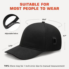 Viconor Red Light Hat illuminated on head for a soothing daily routine.