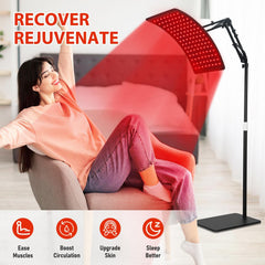 Viconor full-body panel shows convenient at-home light therapy.