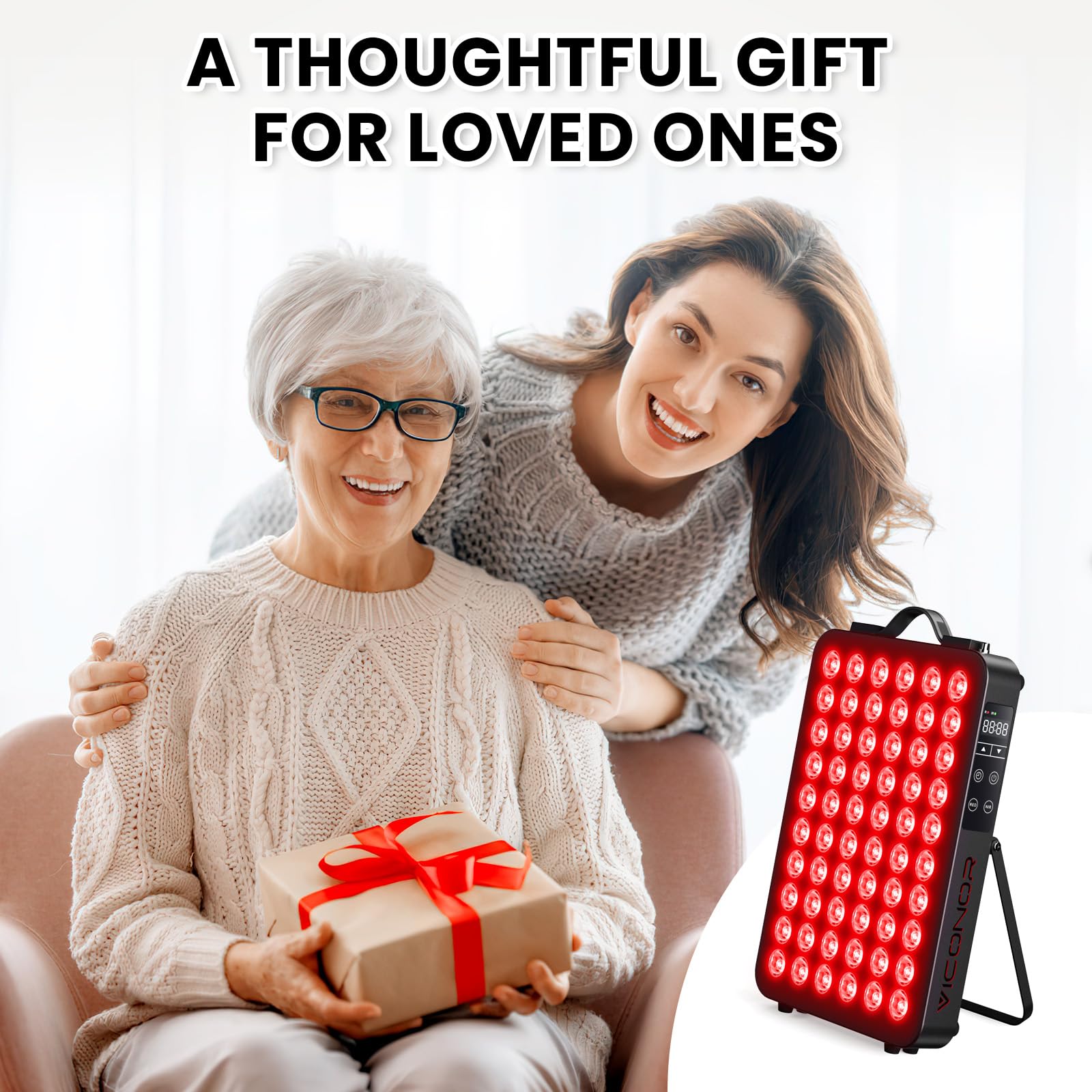 Viconor red light panel gift packaging for a thoughtful present