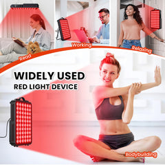 Viconor red light panel timer display and cooling fan details
