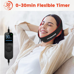 Viconor device around elbow highlights compact, user-friendly therapy