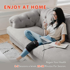 Viconor red and near-infrared lights provide comfortable therapy with deep tissue feel.
