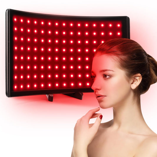 Viconor red light therapy face panel for at-home skin care and relaxation.