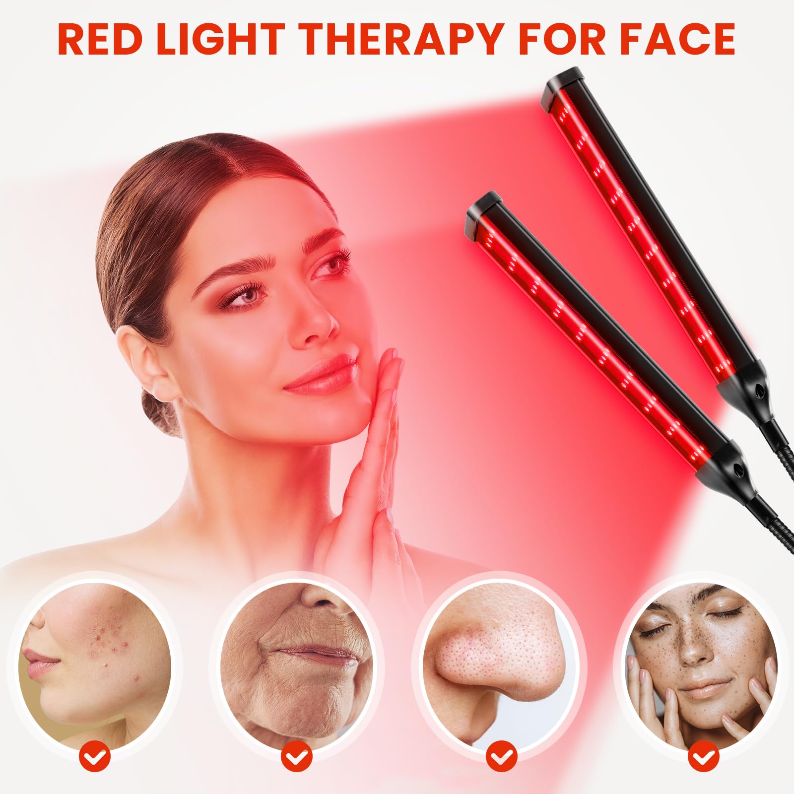 Viconor full-panel design delivering red and near-infrared light for broader coverage