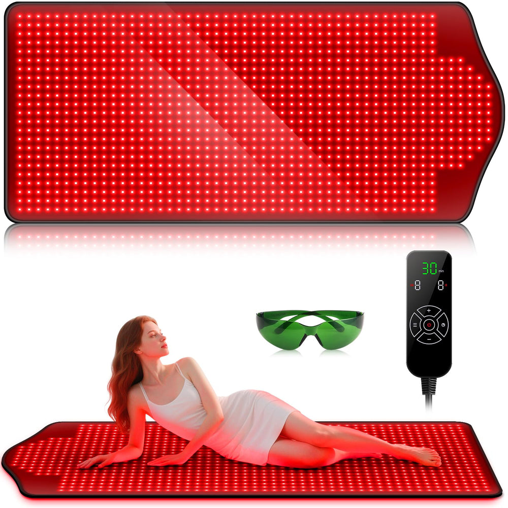 Viconor red light therapy mat full-size layout for at-home body coverage and comfort.