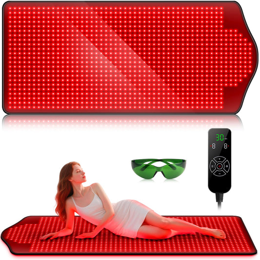Viconor red light therapy mat full-size layout for at-home body coverage and comfort.