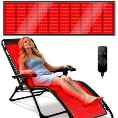 Viconor red-light therapy mat in use for full-body relaxation and gentle pain relief