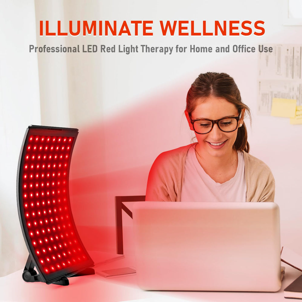 Viconor red light therapy panel for body use promotes recovery and comfort.