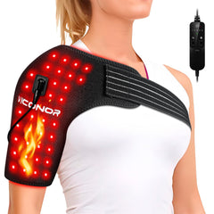 Viconor shoulder wrap front view shows compact design for convenient home use