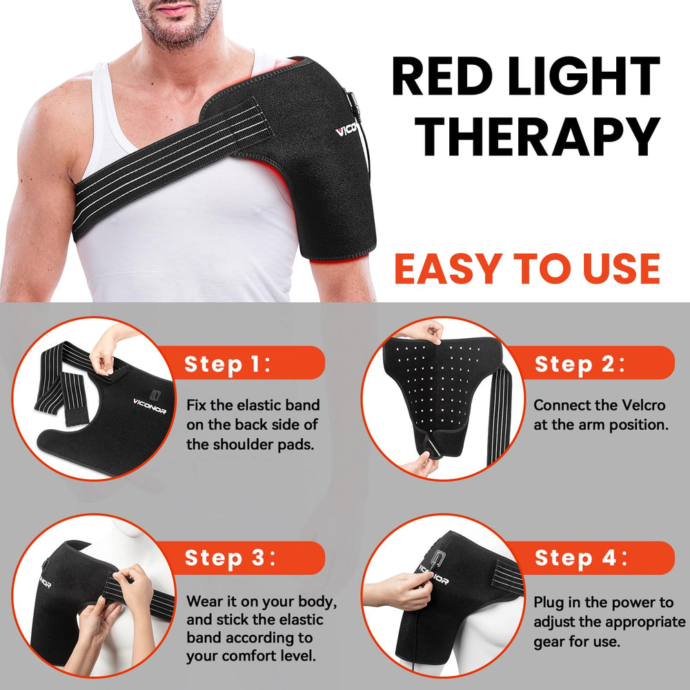 Viconor shoulder wrap USB plug power option enables portable warmth