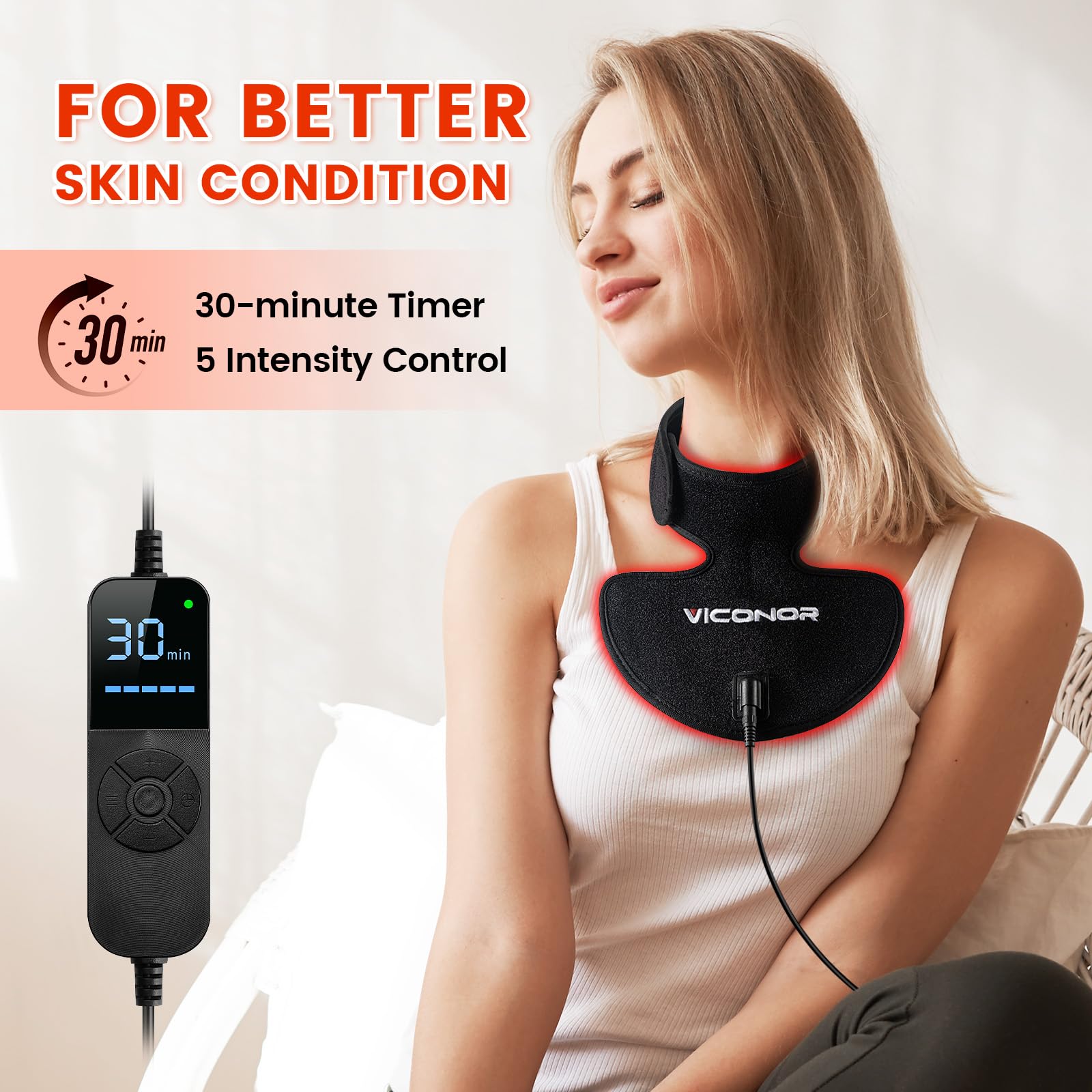 Viconor smart timer control for customizing therapy duration