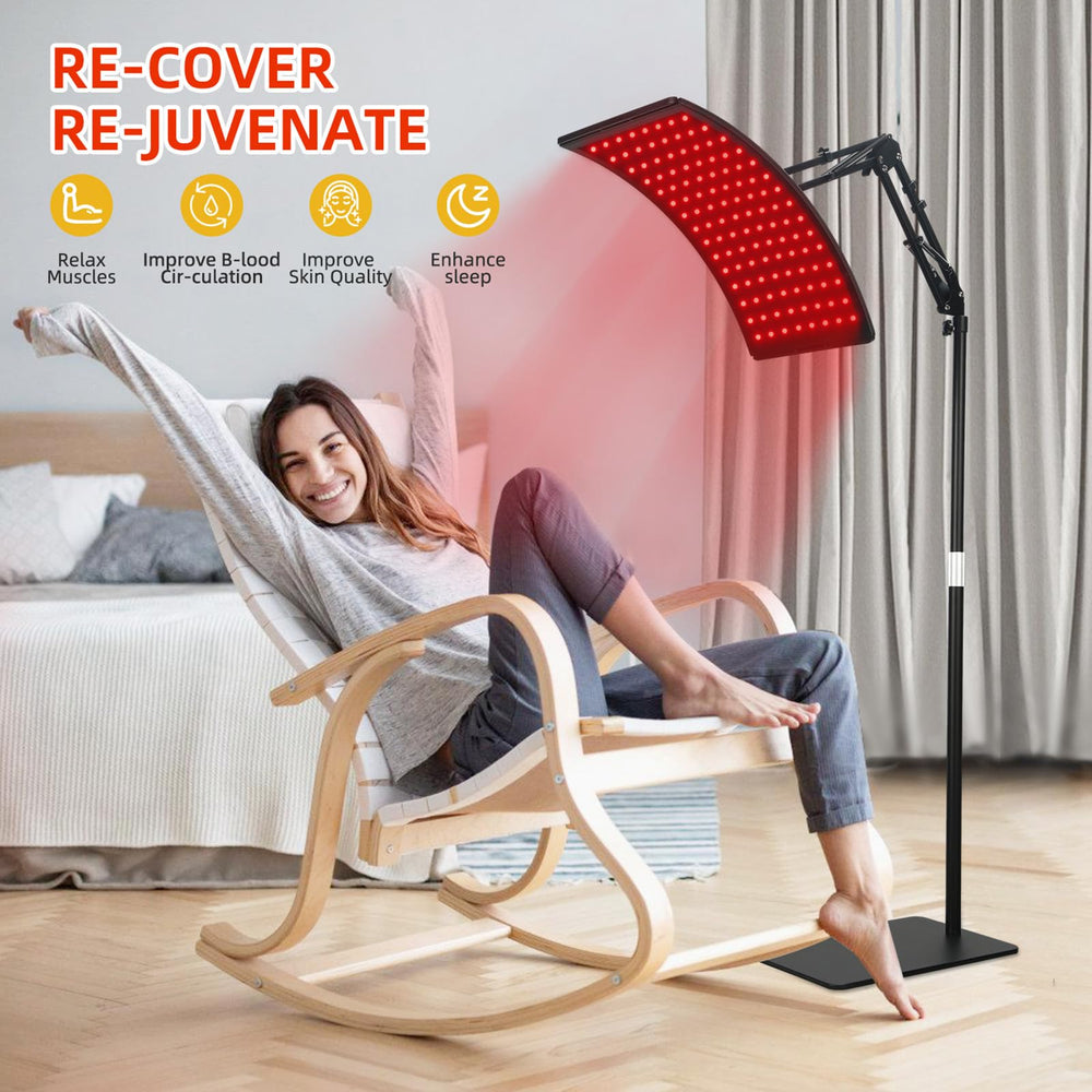 Viconor stand and hook setup offers flexible placement during sessions.