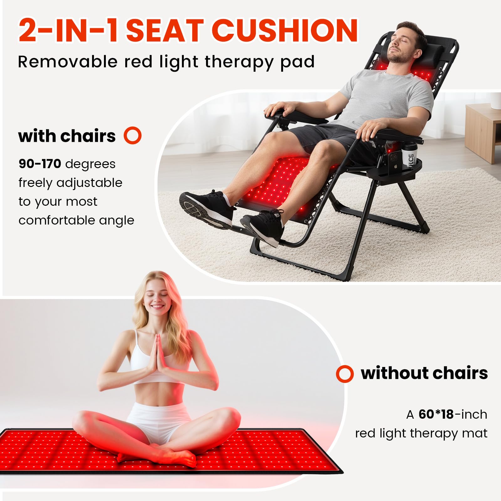 Wide mat provides versatile full-body coverage for home, gym, or travel
