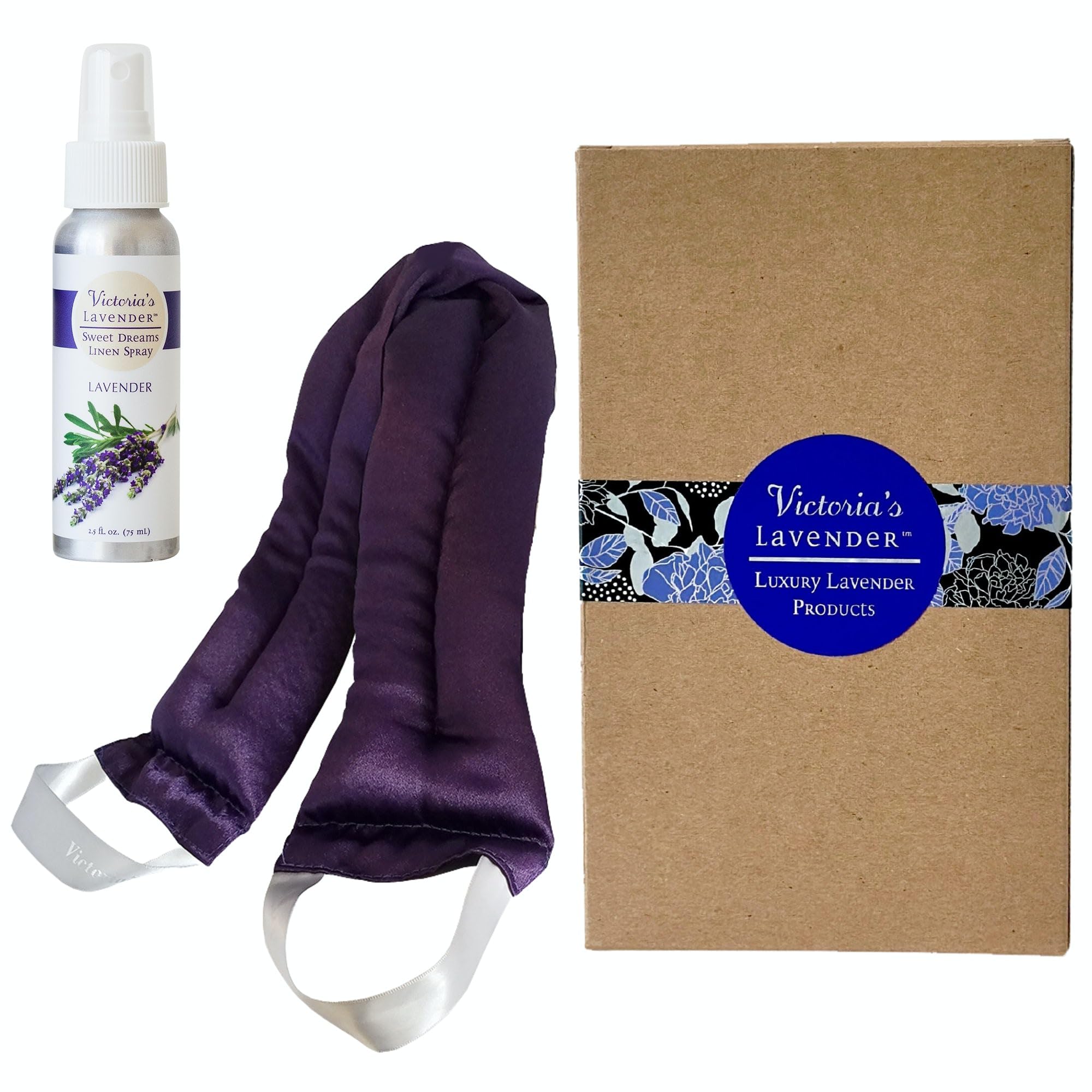 Gift box set of Victoria's Lavender essentials for gifting.