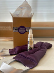 Victoria's Lavender linen spray for bedding with soothing scent.