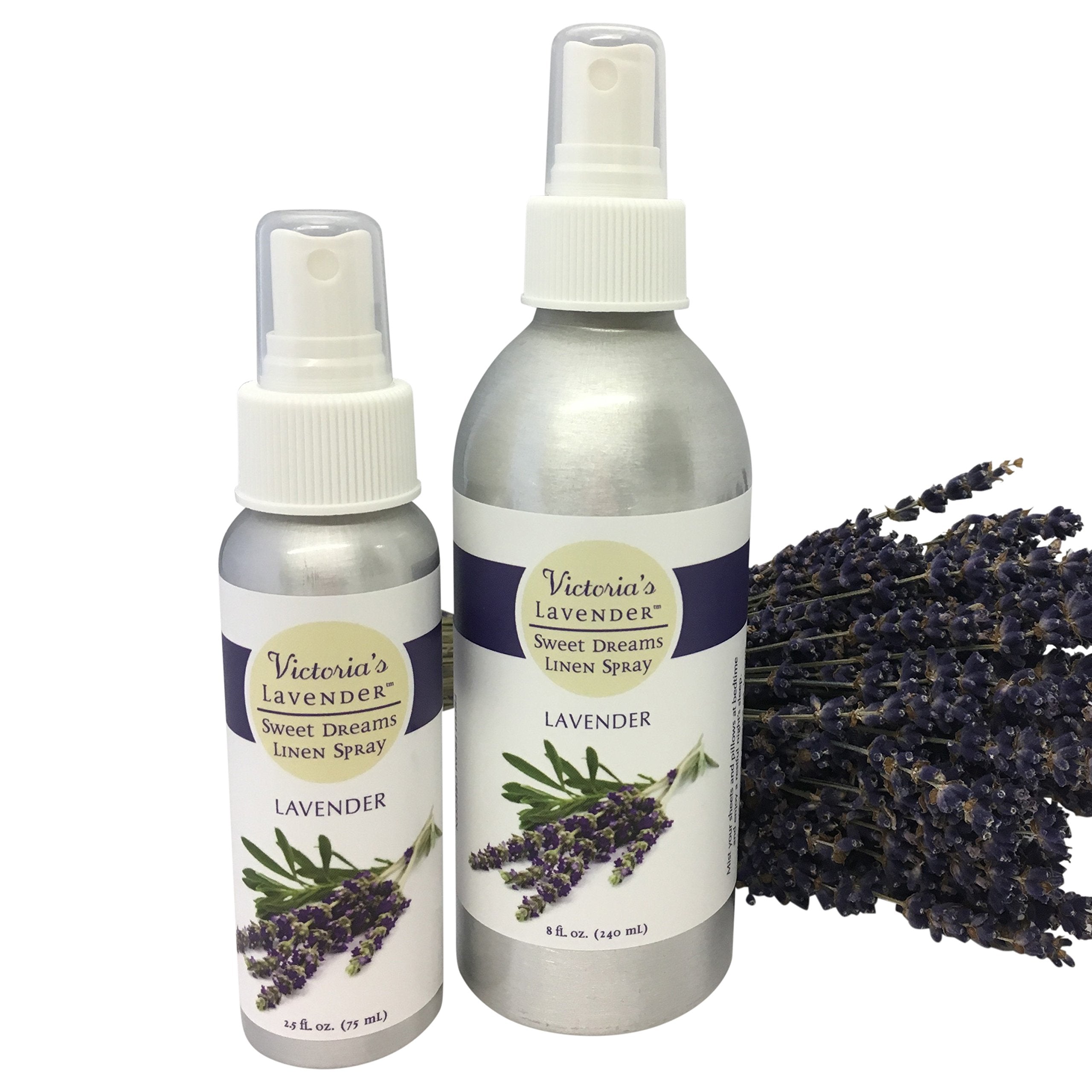 Victoria's Lavender room mist moment conveys peaceful sleep and relaxation.