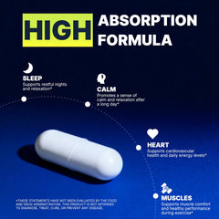Capsules close-up highlighting chelated magnesium forms for gentle digestion.