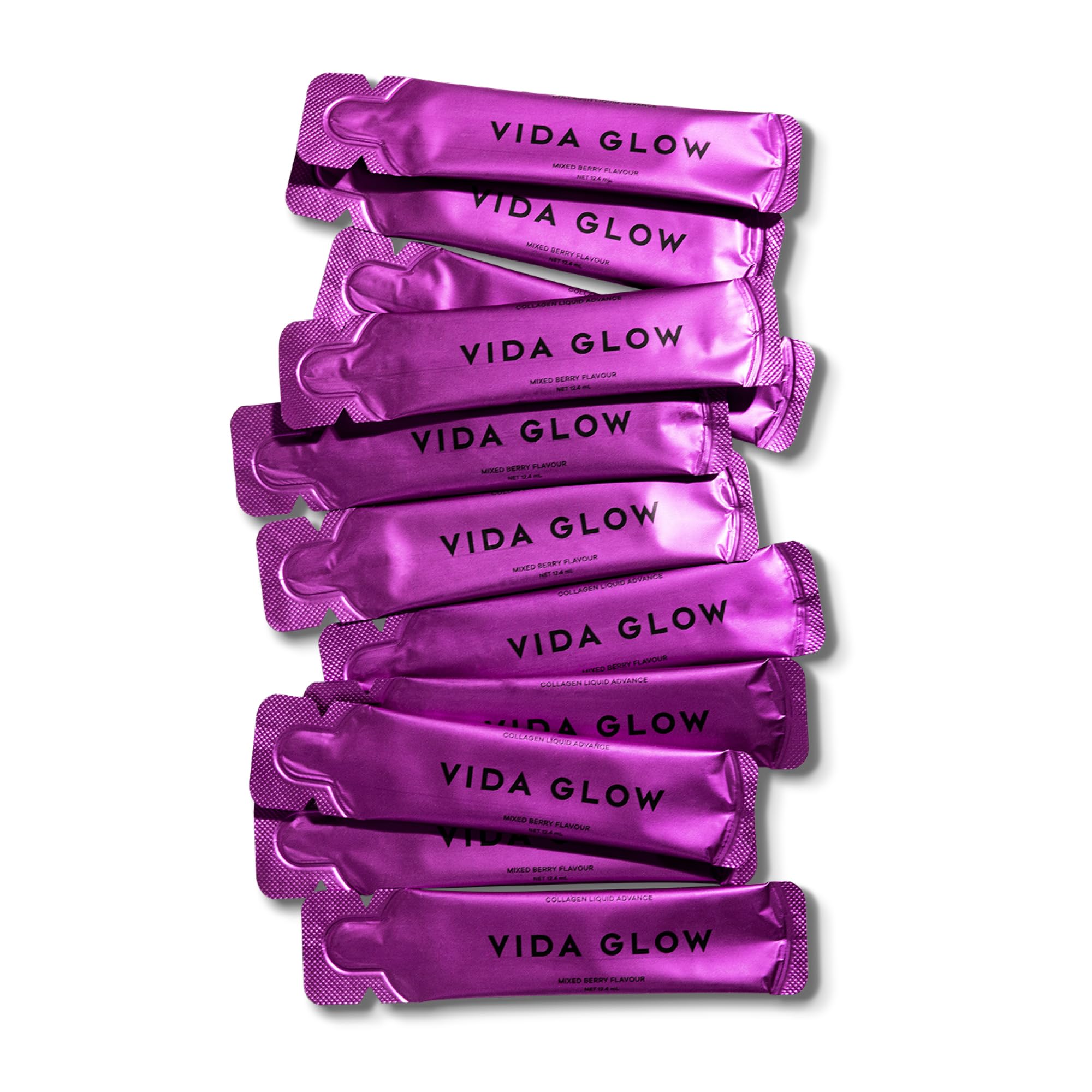 Vida Glow Collagen Liquid Advance antioxidants for radiant skin and resilience.