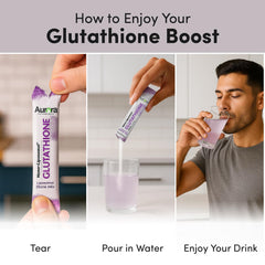 Prepared Aurora drink in glass for daily routine.