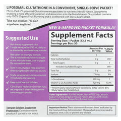 Aurora single-serve packet image highlights portability for on-the-go antioxidant support.