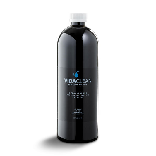 VidaClean 32oz bottle for convenient wound wash and care