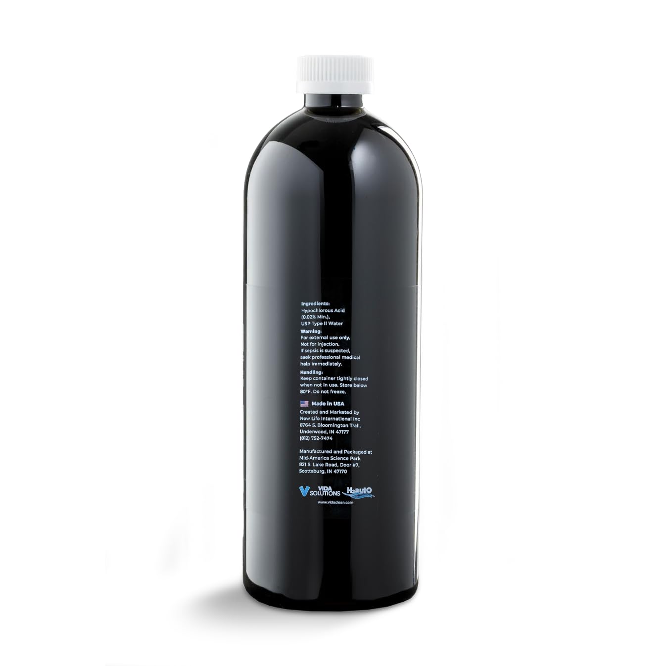 VidaClean label highlights USA-made formulation and purity