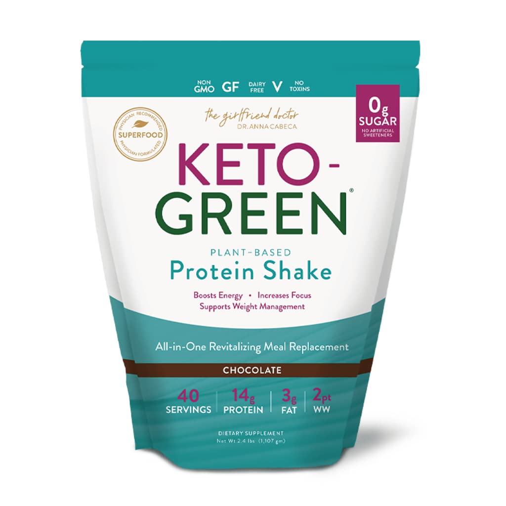 VIDAPURA Keto-Green Protein Shake bottle front showing the label for daily energy