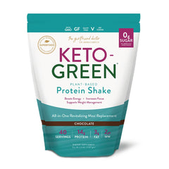 VIDAPURA Keto-Green Protein Shake bottle front showing the label for daily energy