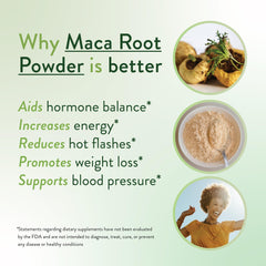 VIDAPURA Mighty Maca Plus tub label highlights organic greens blend for vitality.