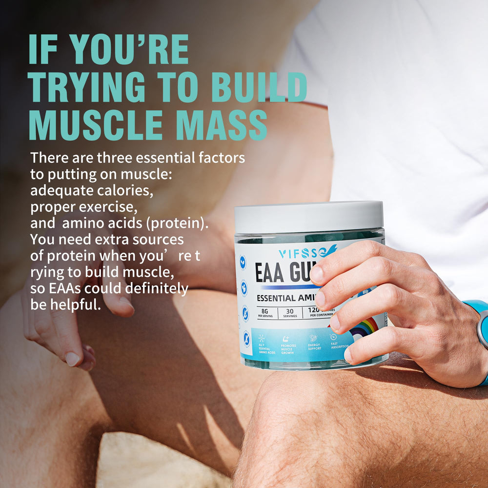 VIFSSG EAA Gummies packaging is gym-friendly for easy dosing on the go.