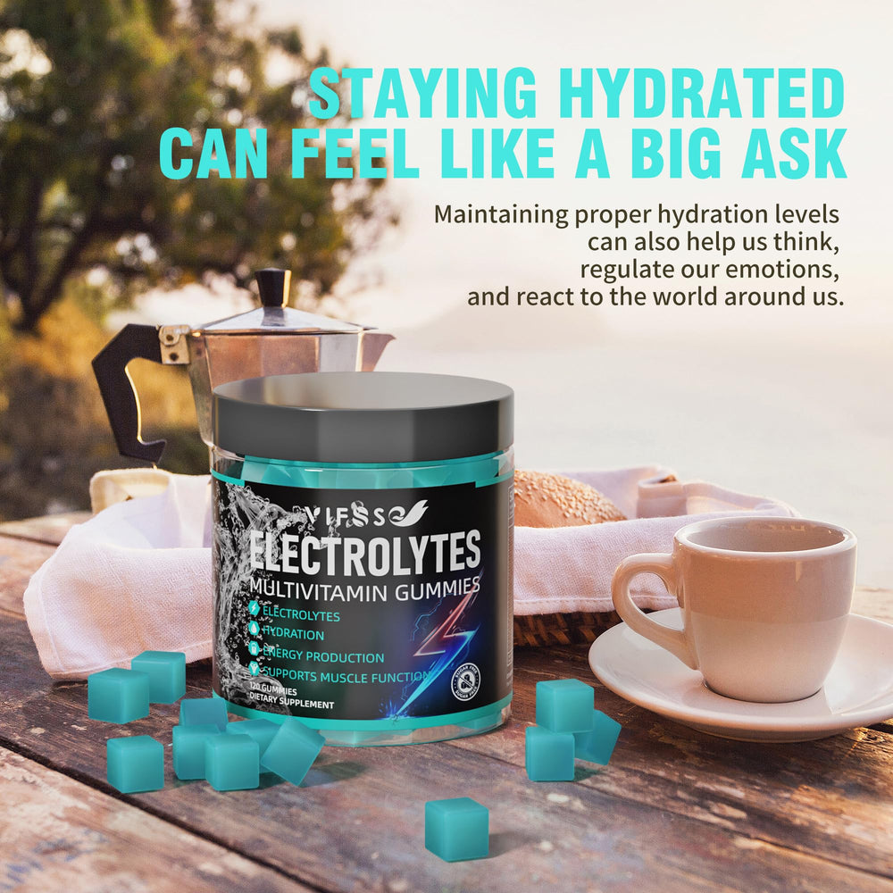 VIFSSG Electrolytes Gummies nutrition facts label, transparency for informed choices.