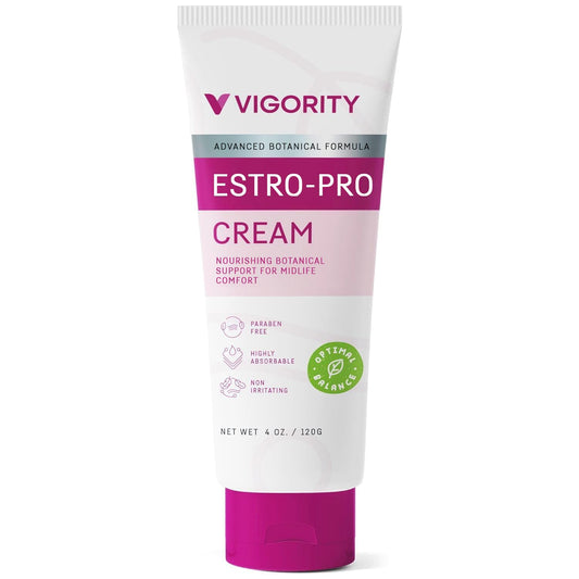 Vigority Phyto-Pro cream jar highlighting plant-based formula for nourishing moisture.