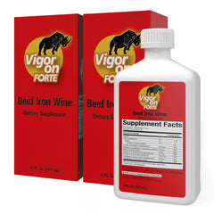 VIGORON FORTE appetite bottle closeup highlighting vegan formula for energy support.