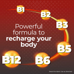 VIGORON FORTE vitamin B complex icon emphasizes energy support.