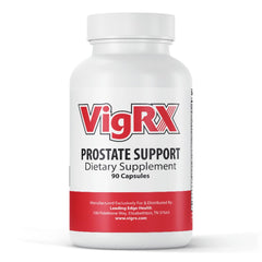 VigRX Prostate Support bottle label showing urinary comfort support