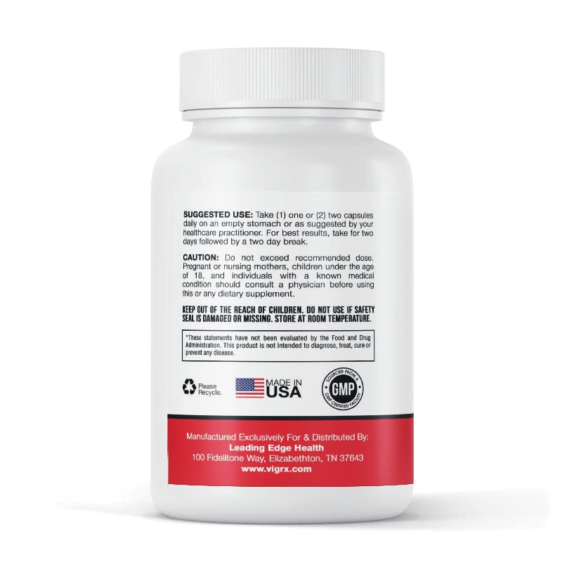 VigRX Tongkat Ali LJ100 capsules designed for daily stamina