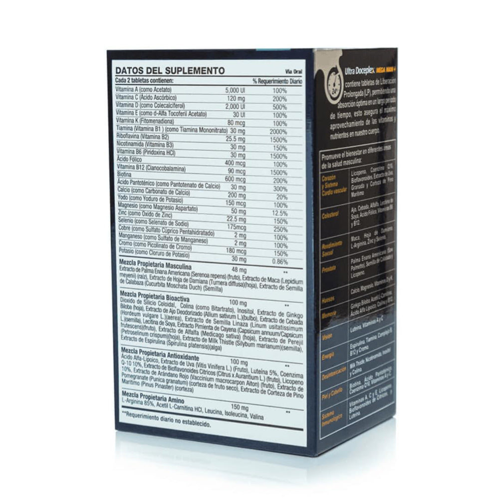 VIJOSA Ultra Doceplex Mega blister-pack detail highlighting packaging integrity.