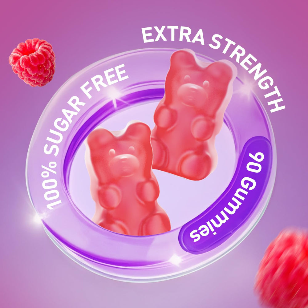 VIKAPER label emphasizes raspberry flavor and easy-to-chew texture.