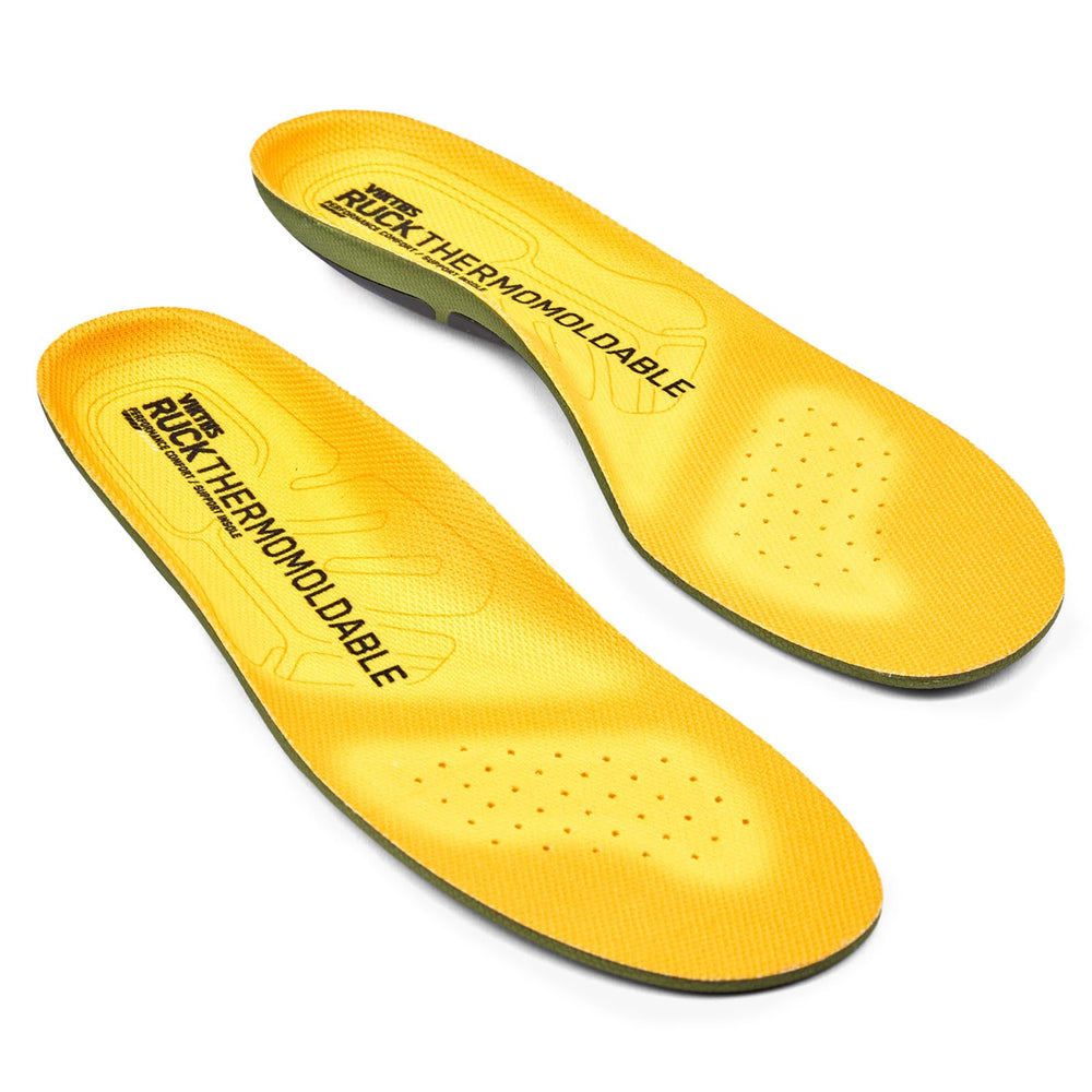 Close-up of thermoformable EVA foam in the VIKTOS insole