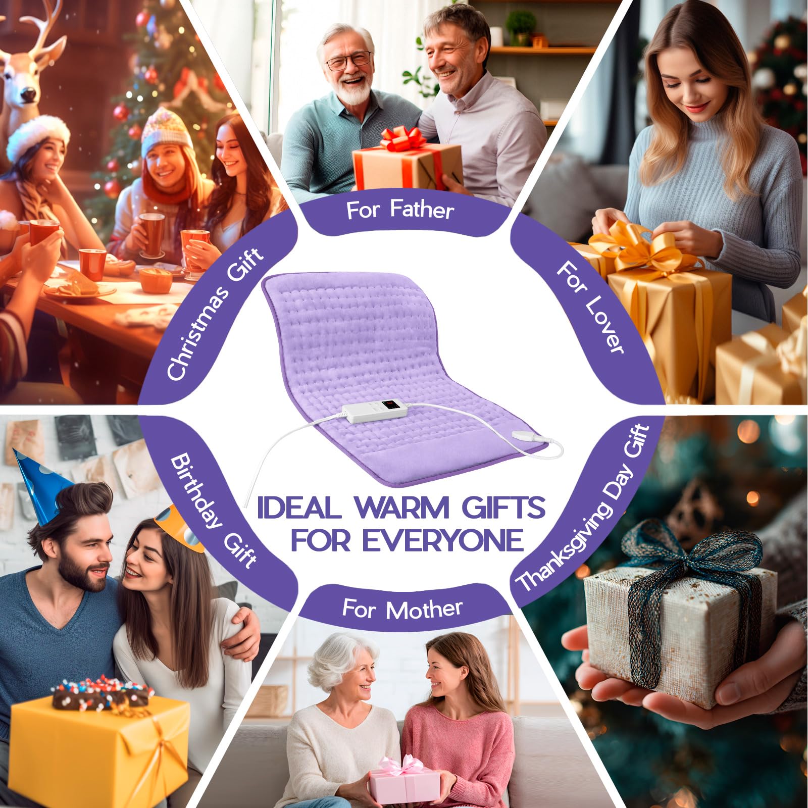 Vilicert heating pad presented as a gift for women
