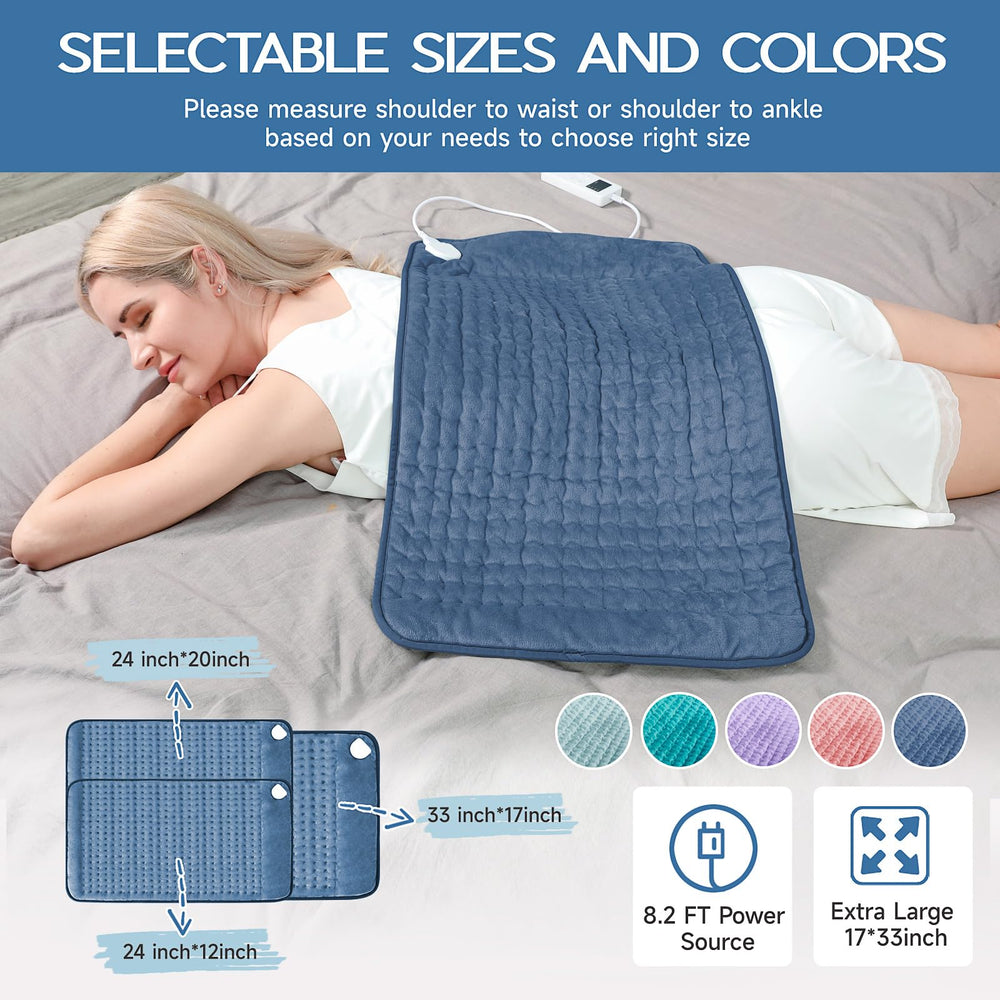 Vilicert 17x33 inch size showcased for wide coverage and comfort.